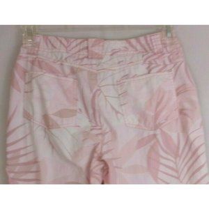 Jamaica Bay Petite Discover Paradise Women's Pink Tropical Floral Design Size 4P